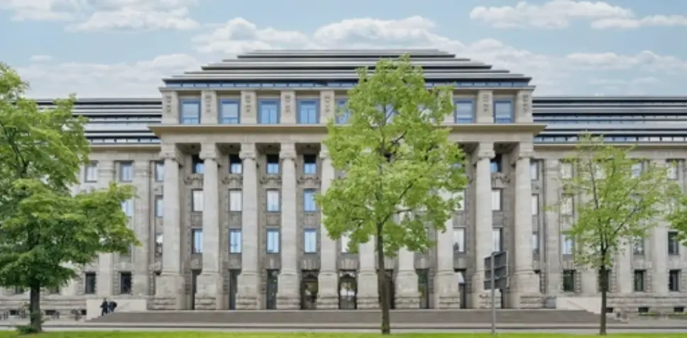 Front-on view of EASA headquarters in Cologne, Germany