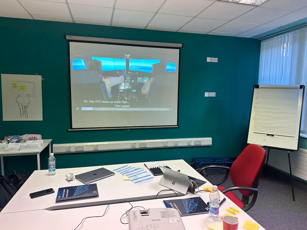 Attendees from Emerald Airlines at their headquarters in Dublin completing Empower.aero CBTA Train-the-Trainer course
